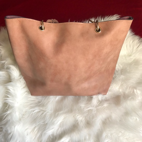 🧡NWOT🧡 TAUPE TOTE,  BRAIDED TAUPE STRAPS & BRAIDED ADORNMENTS - Picture 2 of 6